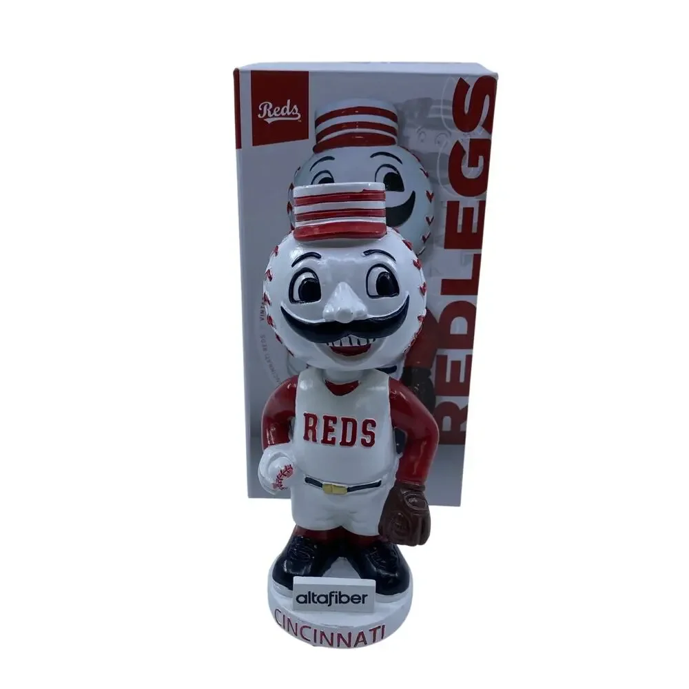 Mr. Redlegs 2022 Altafiber Bobblehead Cincinnati Reds Mascot SGA New In Box